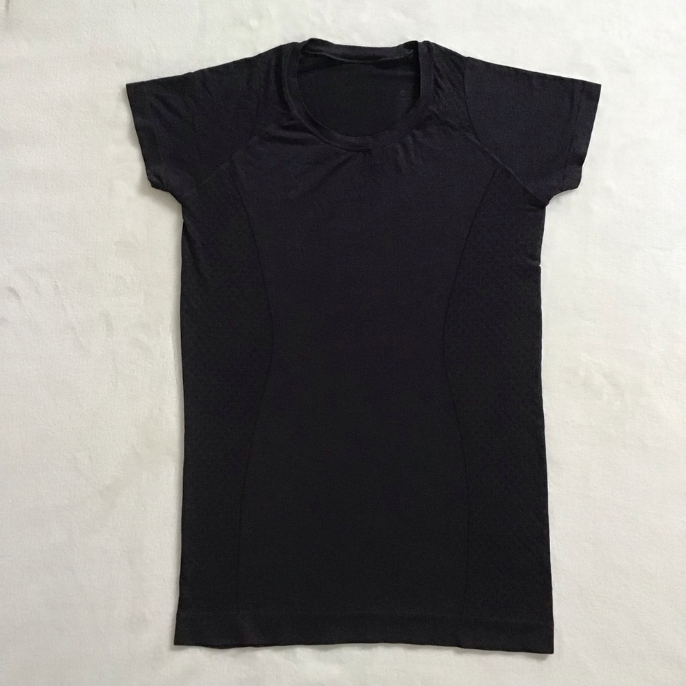 Zella Workout Mesh Panel Short Sleeve Top Small